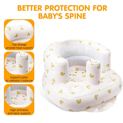 Kidly Kind™ Inflatable Baby Seat with Air Pump